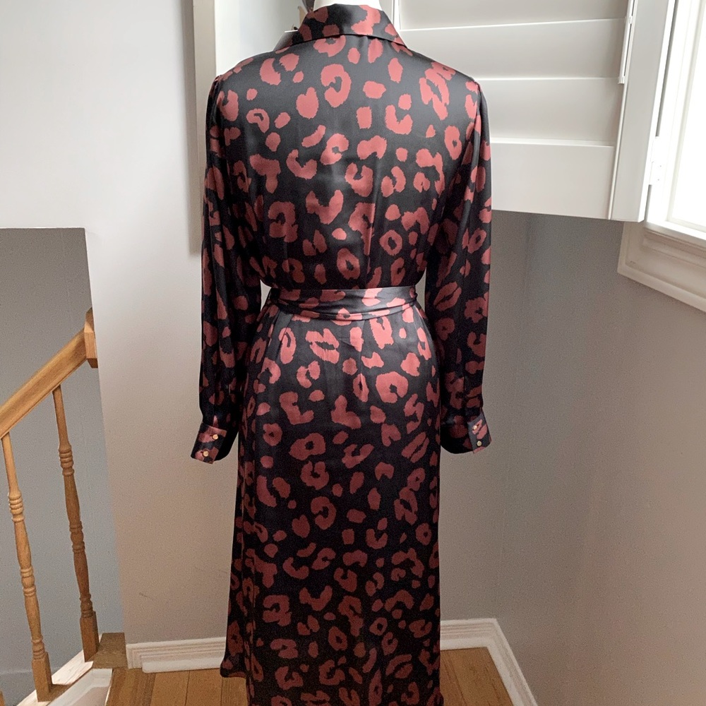 NWT Zara Printed Shirt Dress in Large - Picture 4 of 15
